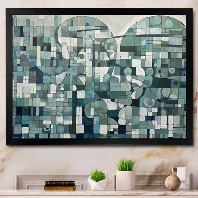 «Kamare Blue and Green Bohemian Medley», reproduction sur toile