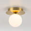 Plafonnier ovale en verre-1455956779