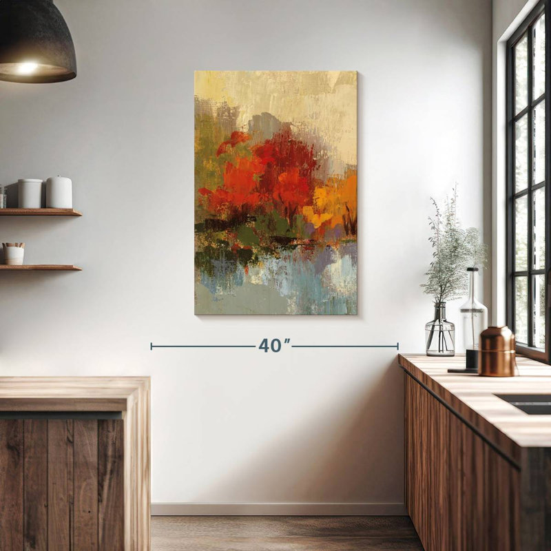 Avery Fall Riverside III, 39" H x 26" W