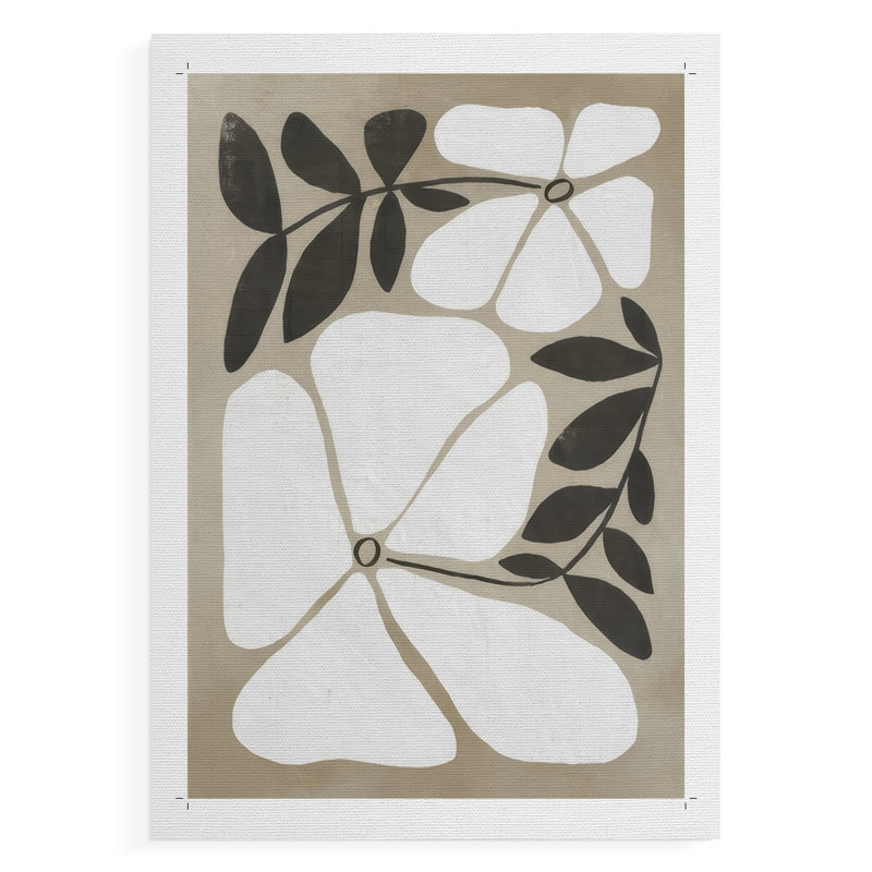 Melty Blooms II - Impression sur toile seulement - NON-CADRE, H 18 po x l 12 po