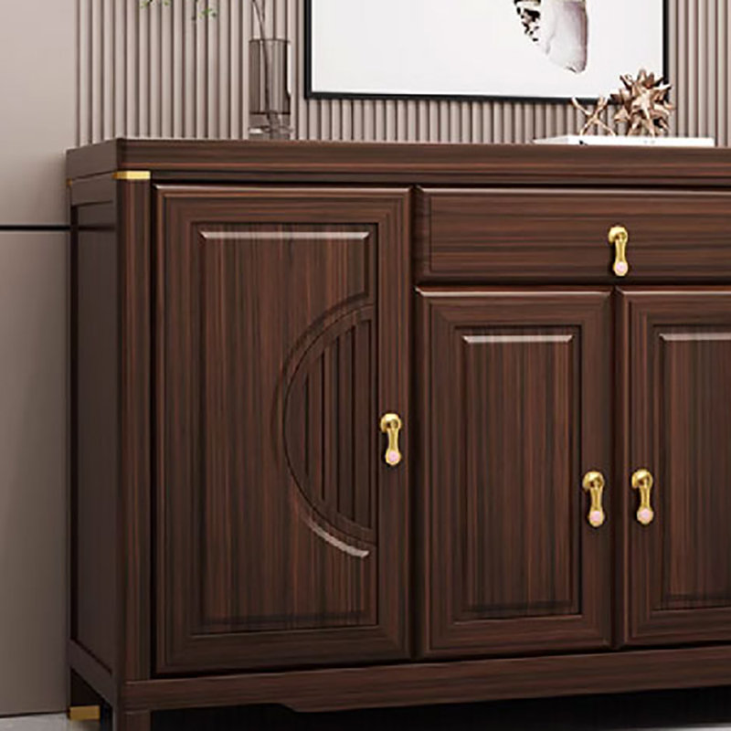 New Chinese Style Solid Wood Sideboard