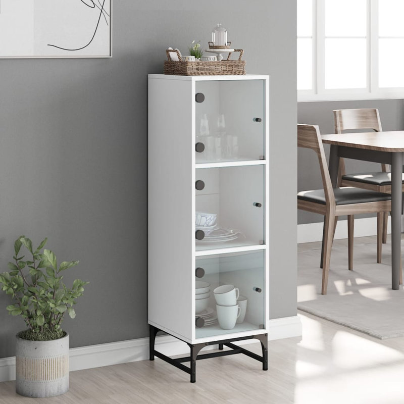 Calianna Display Cabinet, White