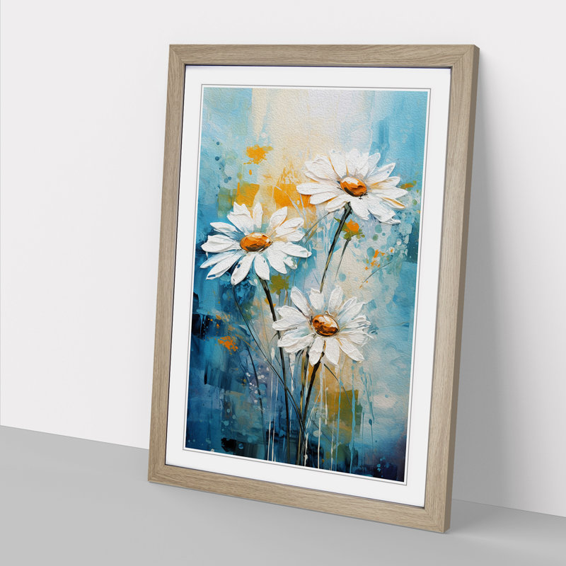 Single Picture Frame Print on Wood, Oak Framed, 64cm H x 46cm W