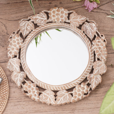 Hamund Wood Concave Mirror