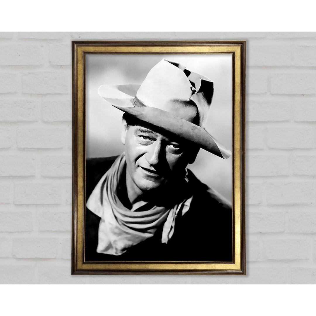 John Wayne Cowboy - Einzelner Bilderrahmen Kunstdrucke