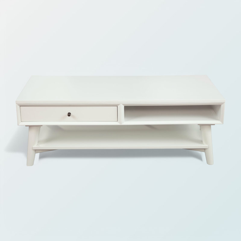 Table basse River, Blanc