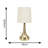 Riorita Pair of Chrome Touch Table Lamps with Fabric Shade and LED Bulbs-934045542-934045538-934045536