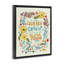 "Takes Courage Inspiring Florals", art mural encadré sur toile flottante par Irene Chan-446553142-442101809