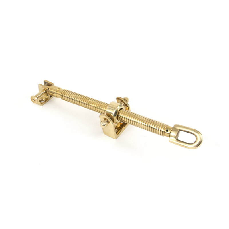 Fanlight Screw Opener Door Accessory, Polished Brass