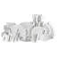 Square Dinnerware Set 62 Piece - Service for 6