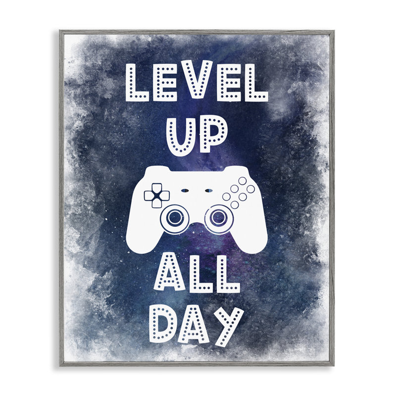 Giclée encadrée «Level Up All Day Splash», conception par Marcus Prime, Estampe numérique Farmhouse, H 14 po x l 11 po
