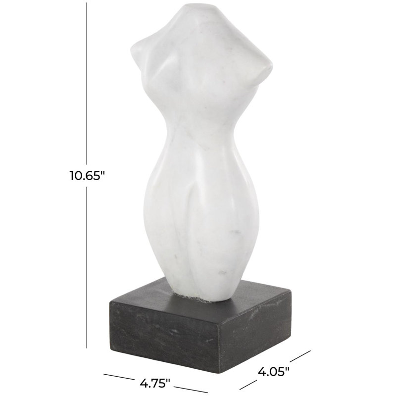 Sculpture féminine en marbre Cole and Grey