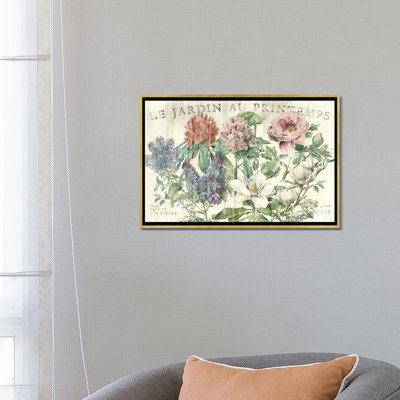 Giana Le Jardin Printemps by Sue Schlabach - Wrapped Canvas Print