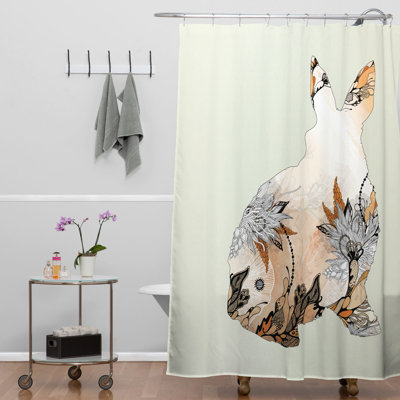 Rideau de douche simple Eccles Little Rabbit