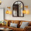 Alsion Manufactured Wood Armed Sconce