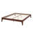 Solid Dry Bamboo Wood Platform Bed-1791587023