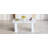 64.5 x 35.4 Inch Stylish Marble Textured Dining Table, Perfectly Blending Simplicity And Transparency. Made of MDF Material