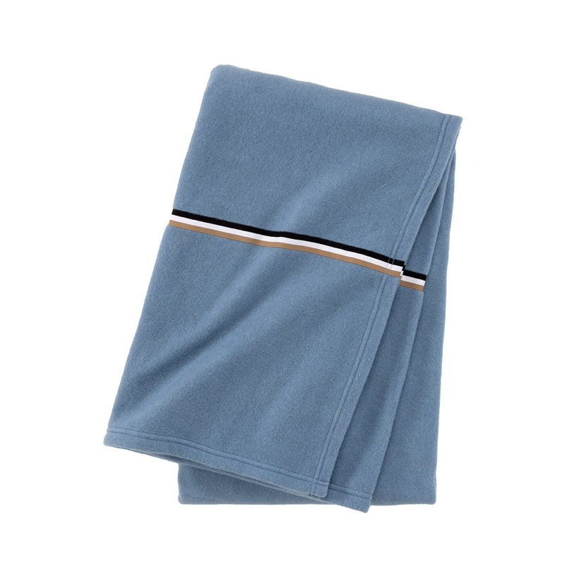 B Linea Throw Blanket, Blue