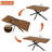 Rectangle Dining Room Table, 59.1''-78.7'' Extendable Dining Table For 6-8 Person With Hidden Storage-114286526