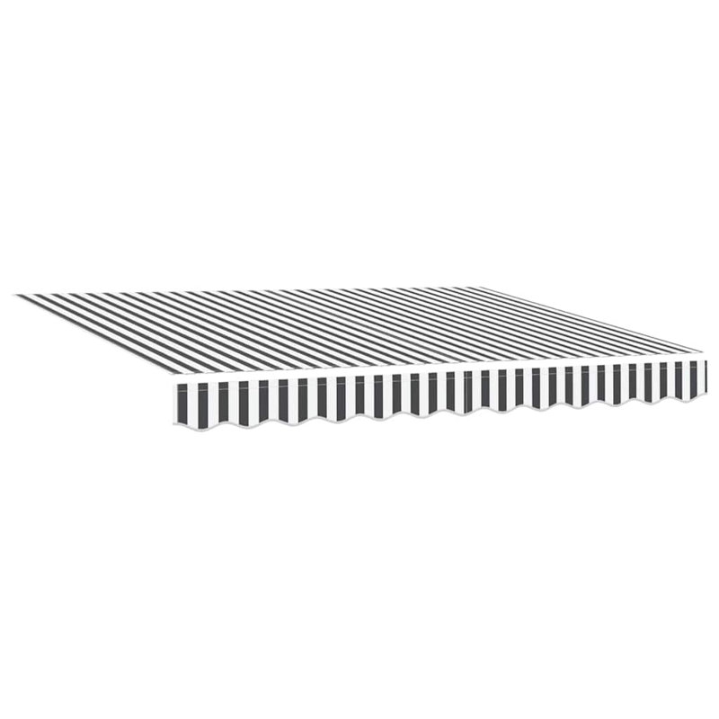 Retractable Awning, Anthracite/White/Anthracite, 300 cm W x 250 cm D