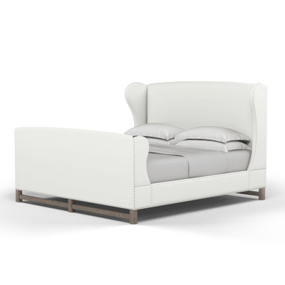 Herbert Upholstered Wingback Bed