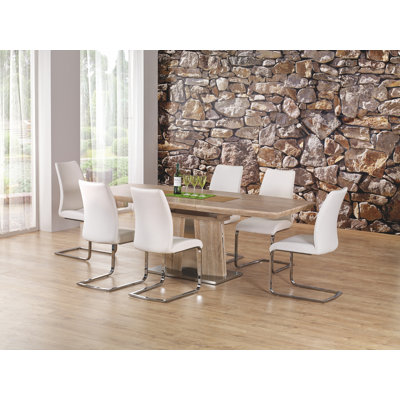 Agni Metal Base Dining Table