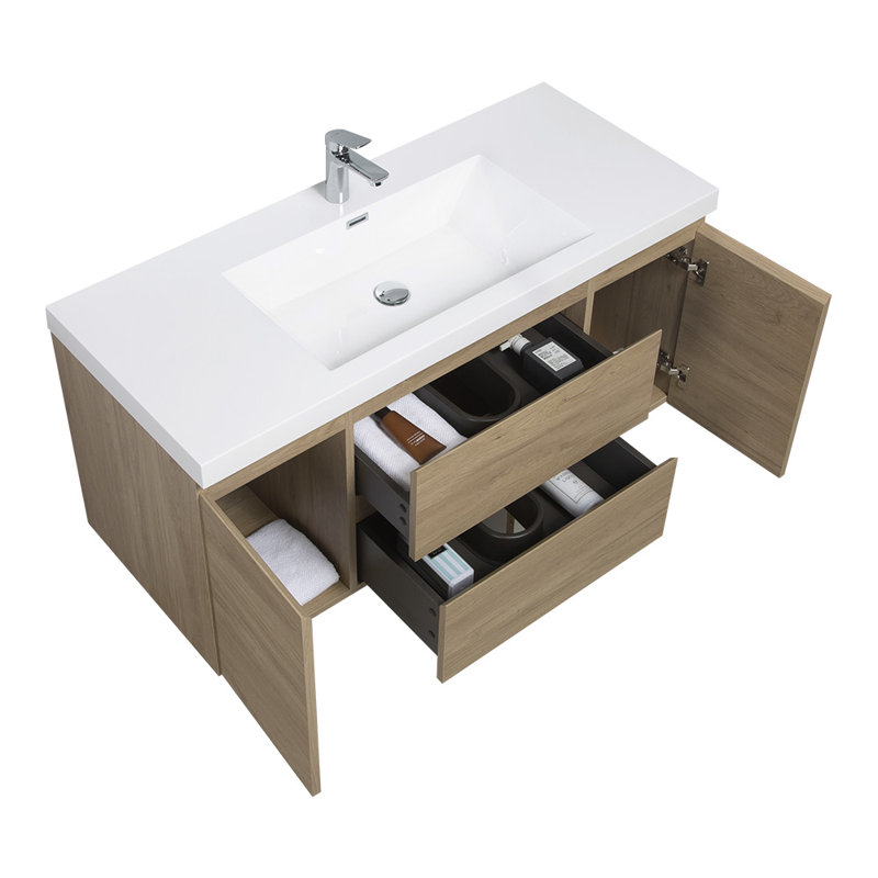 48" Floating Bathroom Vanity With Sink