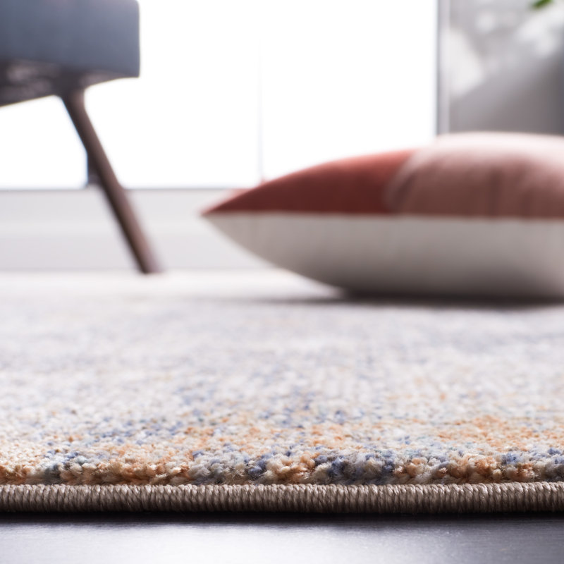 Tapis abstrait Idhika Performance, Rond 5 pi 3 po