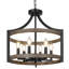 Lustre géométrique à 6 lumières Carrianna-1139124002
