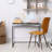 Diadra Metal C-Shaped End Side Table Compact Writing Desk-87048835