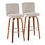 Contemporary Fixed-Height Barstool