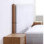 Structure de lit plateforme moderne en bois avec tête de lit murale rembourrée, taille double / grand / très grand / très grand californien, assemblage facile, support de lattes robuste et rebords larges-1876236603
