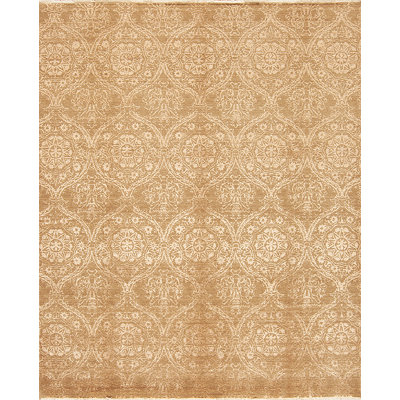 Heritage Silk and Wool Geometric Indoor Rug