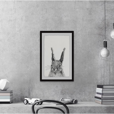 Gray Rabbit - Painting