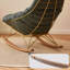 Chaise berçante en coton et lin-99492068