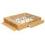 Structure de lit plateforme en bois avec 4 tiroirs et rangement de pied de lit à levage hydraulique-125285909