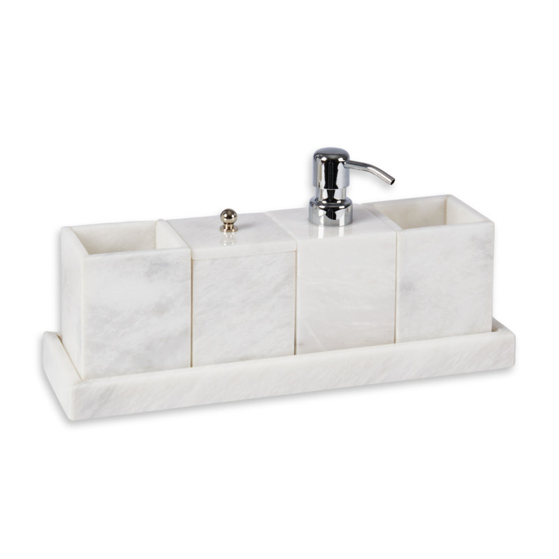 Ensemble de salle de bain Atticus en blanc