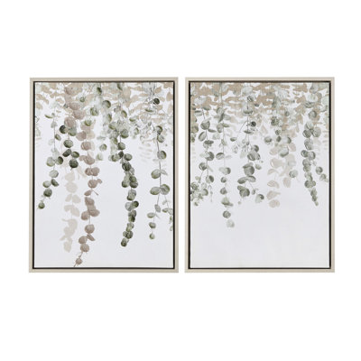 Eucalyptus, art mural encadré pour le couloir
