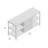 Kemper 2-Drawer TV Stand in Weathered Oak/Antique Silver