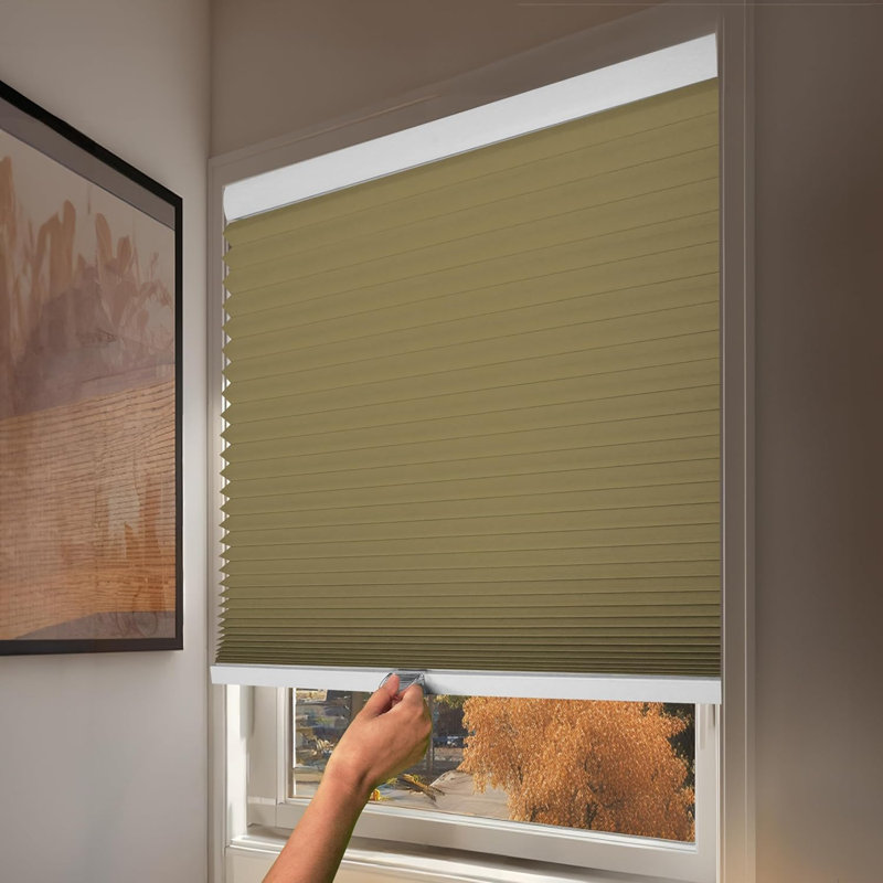 Blackout Cordless Cellular Shades, Tan, 40"W x 72"L