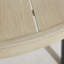 Table d'extérieur en métal, table ronde pour 6 personnes avec trou pour parasol, table de patio au design minimaliste moderne-32091683-32091709
