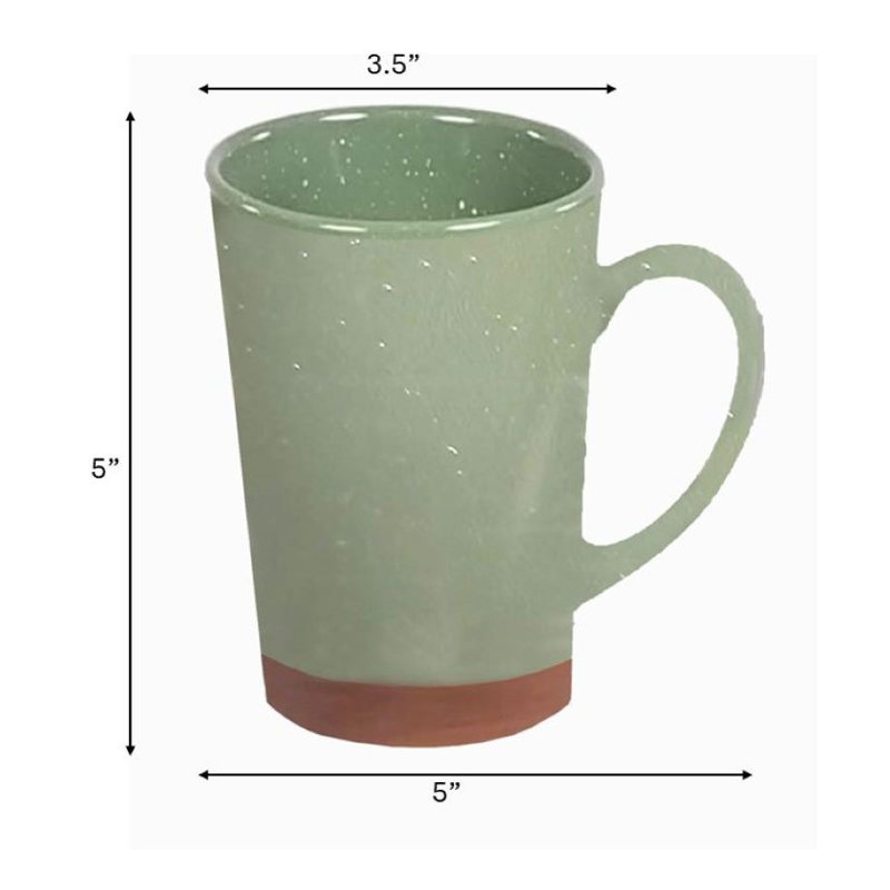 Ebern Designs 4PC 17OZ ENSEMBLE DE TASSE DANS UNE BOÎTE D'AFFICHAGE EN BOÎTE D'EXPÉDITION BRUN