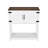 Coffee Bar Cabinet, 31.5 Inch Farmhouse Coffee Bar Cabinet with Storage, Coffee Bar Table with Magnetic Doors, Farmhouse Sideboard Buffet Cabinet for Living Room, Entryway
