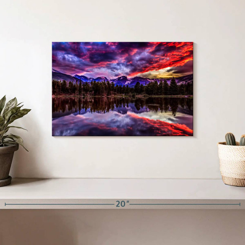 Alvord Rocky Mountain Reflection, 8" H x 12" W