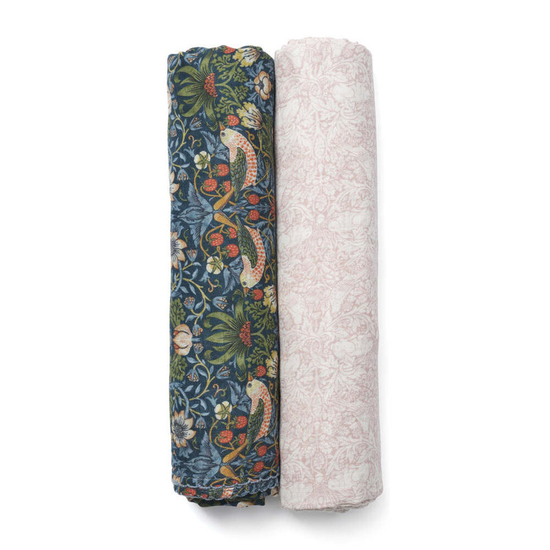 Dockatot Swaddle Set - Brer Rabbit/Strawberry Thief