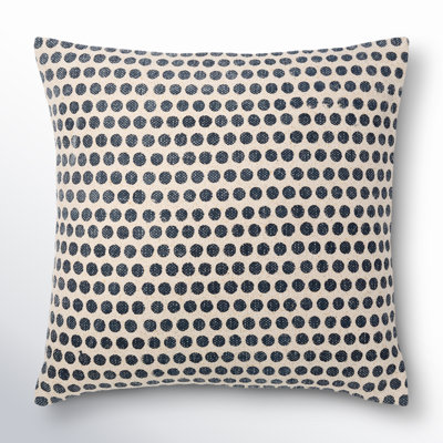 Zetta Polka Dots Cotton Throw Pillow