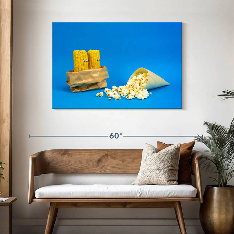 Corncobs And Popcorn