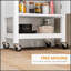 Chariot de cuisine utilitaire, îlot roulant avec plateau en bois d'hévéa, conception étroite, tiroir de rangement et armoire pour cuisines modernes-2095262063