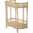 Manhattan 2-Tier Rattan Console Table With Dual Shelves, Handcrafted Natural Rattan Design