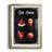 Hot Cocoa - Matted and Framed Under Acrylic Glass, Large Living Room Wall Art-613073968-613073999